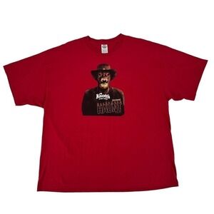 Knott’s Berry Scary Farm Red T-Shirt Large 2005 y2k Halloween Y2K Tee 2xl XXL